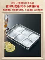 萊貝不銹鋼冰塊模具食品級速凍器冰球冰盒冰格制冰做凍冰盒冰塊盒
