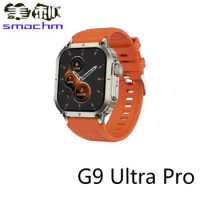 1/2 /3 /4/ 5 Pieces/Lot Smochm G9 Ultra Pro Gold 49mm Bluetooth Call Wireless Charge 3 Straps Men Smart Watch for Android Iphone