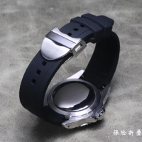18mm 20mm 22mm Rubber Silicone Watch Strap New Grind Arenaceous Substitute Belt Special for Omega Tudor Watch