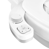 SAMODRA New Bidet Toilet Seat Attachment Toilet Bidet Sprayer Ultra-Thin 3 Funtions Ass Bidet Shower