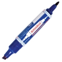 LANCER ปากกามาร์คเกอร์ 2 หัว รุ่น Duo 288 สีน้ำเงิน