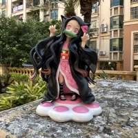 Hot Demon Slayer Anime Figures Nezuko Anime Model Action Figure PVC Collection Toy for Kids Gift