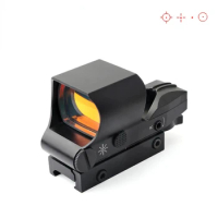 20mm Rail Riflescope Hunting Optics Holographic Red Dot Sight Reflex 4 Reticle Tactical Scope Collim