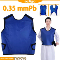 0.35mmpb Lead Gown Apron Long / Baju Pelindung Radiasi / Celemek X-Ray / Rontgen / Radiologi Pb Timb