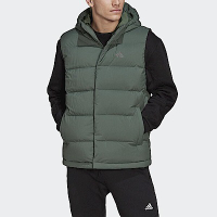 Adidas Helionic Vest HG6274 男 連帽羽絨背心 運動 戶外 休閒 保暖 亞洲版 綠