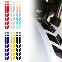 Motorcycle Refit Reflective Stickers Motorbike Scooter Arrow Stripe Stickers Decals Decorative Sticker Motorcycle Mudguard Paste