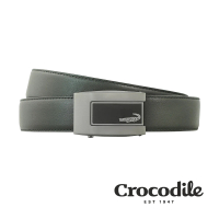 【Crocodile】Crocodile 鱷魚皮件 真皮自動扣皮帶 0101-42020-01(進口牛皮)