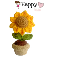 Pot Bunga /Hiasan Pot Bunga dari Rajutan / Hiasan Bunga /Diy