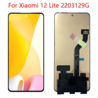 6.55" AMOLED For Xiaomi 12 Lite LCD Display Touch Screen Digitizer Assembly For Mi 12 Lite LCD Replacement 2203129G
