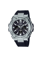 นาฬิกา G-Shock (49.3mm, ตัวเรือนสีสแตนเลส, สายสีดำ) รุ่น GST-S330C-1ADR