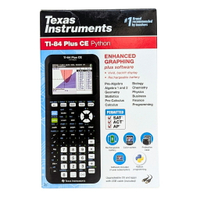 [少量現貨商檢認證D35986] Texas Instruments TI-84 Plus CE PYTHON 黑 計算機 【保固見敘述】 (包裝隨機)_TT1
