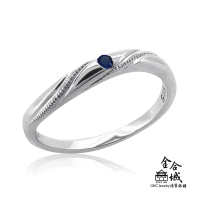【金合城】藍寶石戒指 0.02克拉