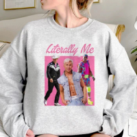 Ryan Gosling hoodies women harajuku Fleece anime long sleeve top Pullover female anime sweater