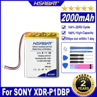 HSABAT SF-03 2000mAh Battery for SONY XDR-P1DBP player Batteries