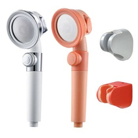 Adjustable Shower Head High Pressure 3 Modes Pressurized Jetting Filter For Water Showerhead Bathroom Accessories Holder Sprayer