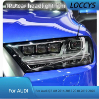 For Audi Q7 4M 2016 2017 2018 2019 2020 Car Headlight Tint Black Vinyl Protective Film Transparent T