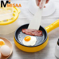 1pc Small Frying Pan Multifunctional Household Mini Fried Eggs Artifact Dormitory Non-stick Electric Steamer Cooker Multi Cooker