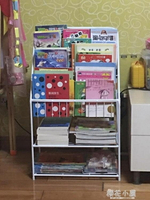 鐵秀才兒童書架兒童繪本架簡易書報架學生幼兒園圖書櫃展示架