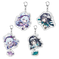 Trò Chơi Genshin Tác Động Yumemizuki Mizuki Lan Yan Dễ Thương Acrylic Mặt Dây Chuyền Hình Móc Khóa B