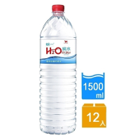 H2O Water純水(1500mlx12入)