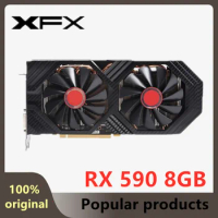 XFX RX 590 580 570 560 8GB 4GB Graphics Cards 470 R9 370 380 8G 4GB AMD GPU Radeon GTX Video Card Desktop PC Game Mining 6600XT