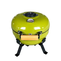 12 Inch Mini Barbecue Portable Tandoor Clay Oven Charcoal BBQ Grill Table Smoker