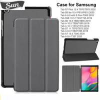 Cover For Samsung Galaxy Tab A8 10.5 SM-X200 X205 A7 10.4 A 10.1 T510 T290 8.0 inch Tablet Smart Case for Tab S5E T720 S6 T860