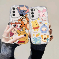 Casing For Samsung Galaxy A02 A02S A03 A03S M02 M02S A025 F02S Clear Cream Phone Case Lovely Cartoon