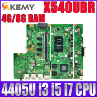 Mainboard X500U X543U R540U P540U F540U A540U K540U X540UV X540UB X540UBR Laptop Motherboard I3 I5 I7 CPU 4GB/8GB-RAM