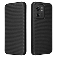 MOTO Edge 40 Flip Case Luxury PU Carbon Fiber Skin Leather Book Card Holder Full Cover For Motorola Edge 40 Edge40 Phone Bags