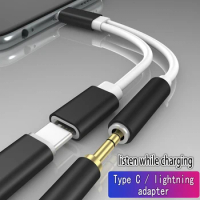 USB C To 3 5 MM Jack Type C Lightning To 3 5 MM Jack Earphone DAC Adapter Headphone Converter PD Charging Iphone Accessories