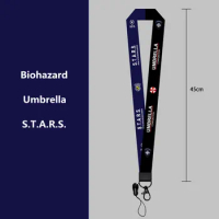 Biohazard UMBRELLA stars Cosplay Strap Print Mobile Phone Lanyard
