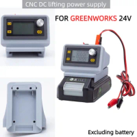 CNC DC Adjustable DC Voltage Regulator Power Supply Converter FOR GREENWORKS 24V Lithium Battery (excluding Battery)