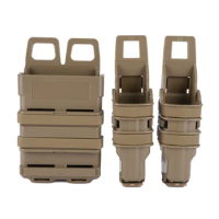 Tactical 5.56mm M4 M16 FastMag Molle Clip Magazine Pouch Pistol Mag Carrier Holder Military Hunting Airsoft AR Fast Mag Holster