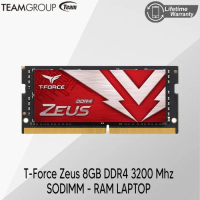 Ram Laptop Team T-Force Zeus DDR4 8GB 3200MHz Single Sodimm Heatsink