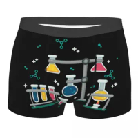 Amazing Chemistry Underwear Male Print Custom Science Laboratory Technology Boxer Shorts Panties Briefs Soft Underpants