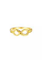 TOMEI TOMEI Infinity Ring, Yellow Gold 916