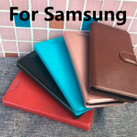 Flip PU Leather Case for Samsung Galaxy For Samsung Galaxy A5 A7 2018 Soft Wallet Cover For Samsung Galaxy M30 M20 M10 Phone bag
