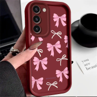 Sarung Telefon, Corak Ikatan Simpul Merah Jambu Comel, Sarung Pelekat, Kalis Kejutan, Sarung Lembut,