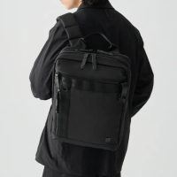【PORTER INTERNATIONAL】自信經典NEW HEAT後背包(黑)