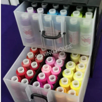 Hot Sale 60pcs SENORITA YARN + 2 layers USED YARN BOX YARN RACK 250M YARN