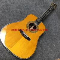 Custom guitar, 41-inch solid spruce top, ebony fingerboard, real abalone binding and inlay, high-quality acoustic guitar，guitarr