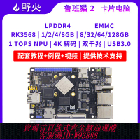 {公司貨 最低價}野火魯班貓2卡片電腦 瑞芯微RK3568開發板Linux學習板 對標樹莓派
