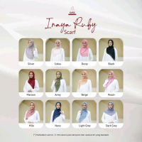 PROMO HIJAB INAYA RUBY SCRAFT by KEEHIJAB