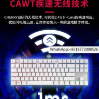 CHERRY Cherry MX8.2 Wireless Colorful RGB Alloy Flagship Game Mechanical Keyboard Black Green Axis Red Axis 87 Key