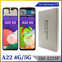 A22 4G Display For Samsung Galaxy A22 5G LCD SM-A226B Display SM-A226B/DS Touch Screen Digitizer A22 4G LCD SM-A225F SM-A225M