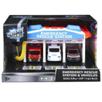 【ToysRUs 玩具反斗城】Speed City 極速城市 緊急出動救援中心(兒童 玩具 玩具車 模型車)