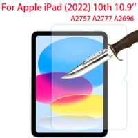 Tempered Glass For Apple iPad 10 10.9 inch 2022 A2757 A2777 A2696 Screen Protector Glass For iPad 10th Generation 10.9''