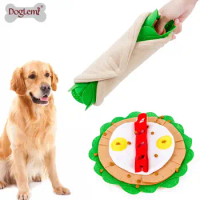 Dog puzzle toys pet snuffle mat for dogs ,snuffle mat nosework taco dog toy