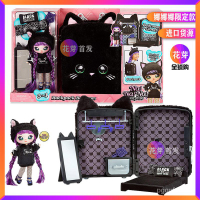 【現貨】娜娜娜驚喜黑貓粉兔背包nanana波姆娃娃玩具臥室場景布偶少女限定